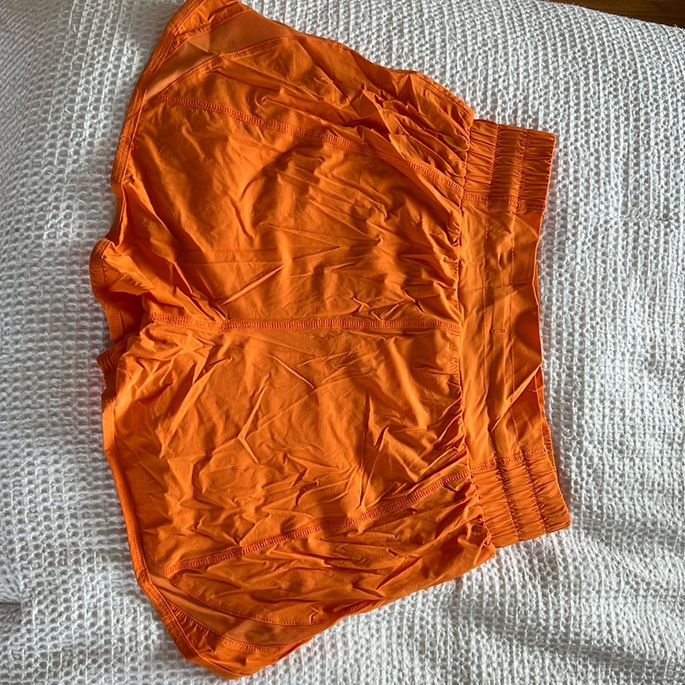 Balance Athletica (Vitality) thong lined orange running shirt